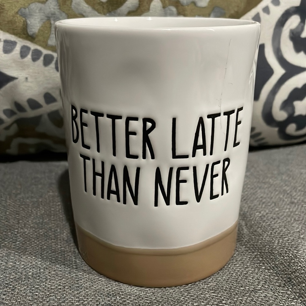 Huntington Home “BETTER LATTE THAN EVER” Mocha latte Soy Blend 2 wick Candle.